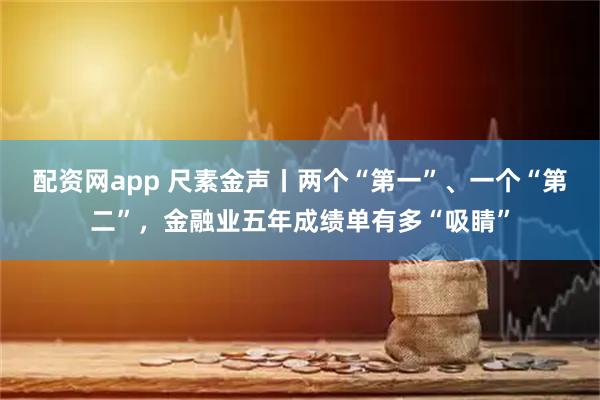 配资网app 尺素金声丨两个“第一”、一个“第二”，金融业五年成绩单有多“吸睛”